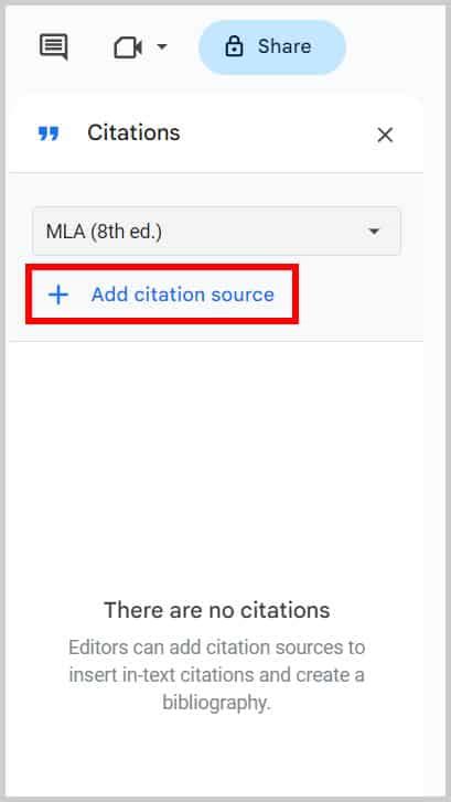 How To Add Citations And A Bibliography In Google Docs