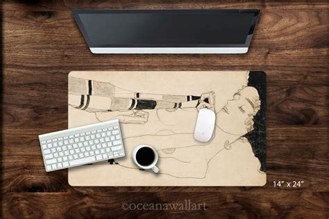 Nude Woman Large Desk Mat Multiple Sizes Female Nude Art Etsy