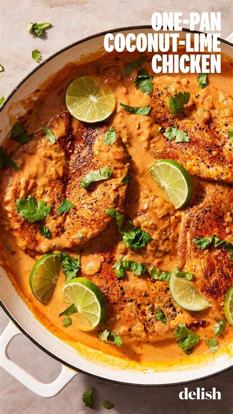 One Pan Coconut Lime Chicken