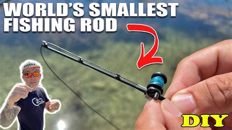 DIY World S SMALLEST Fishing Rod YouTube