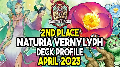 YU GI OH 2nd Place Naturia Vernusylph Deck Profile April 2023 YouTube