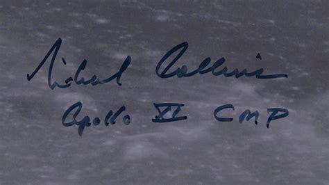 Michael Collins Signed Photograph Rr Auction