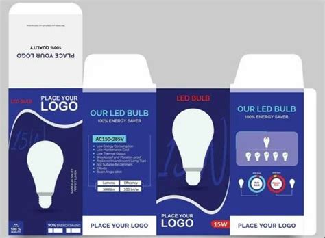 Duplex Paper Printed Led Bulb Packaging Box At Rs 2 Piece In New Delhi