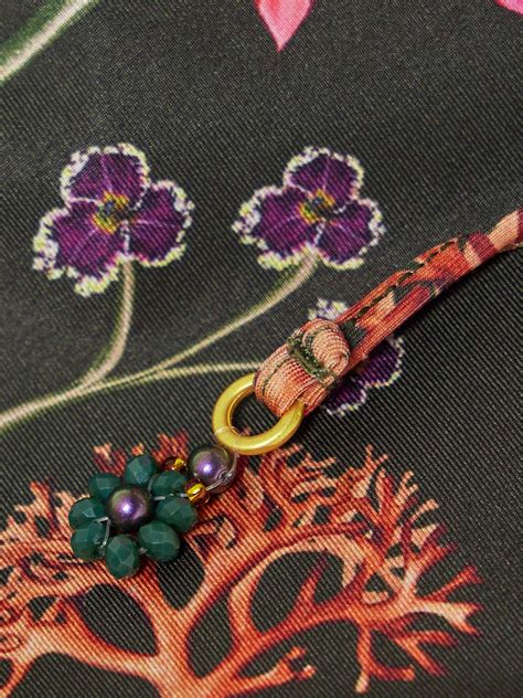 Green Net Sustain Poema Habitat Embellished Floral Print Recycled Bikini Briefs Agua By Agua