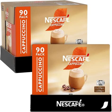 NESCAFÉ Cappuccino Instant Coffee Mixes Sachets 3 x 30 Sachets 90