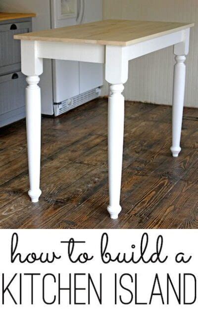 Diy Kitchen Island Sawdust Girl®