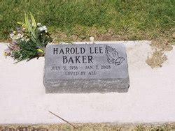 Harold Lee Baker Jr 1956 2003 Find A Grave Memorial