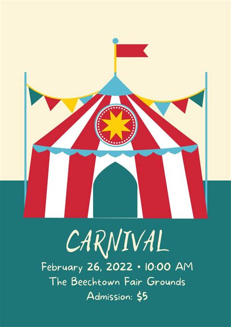 School Carnival Poster Design