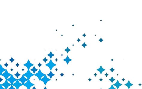 Light Blue Vector Texture With Beautiful Stars Vector Art At