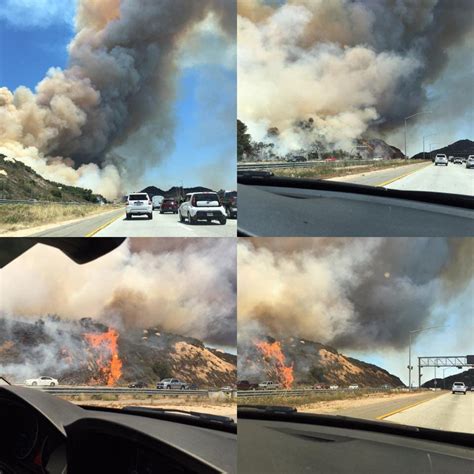 PHOTO GALLERY: Temecula Fire Visible for Miles, I-15 Traffic at a ...