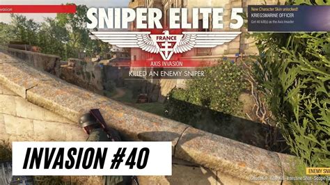 Sniper Elite 5 Axis Invasion 39th And 40th Win Mission 2 Occupied