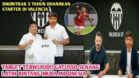 ALHAMDULILLAH PEMAIN TIMNAS U 19 RESMI DIKONTRAK VALENCIA HARI INI