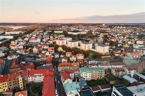 Aerial View Of A Small Town High-Res Stock Photo - Getty Images