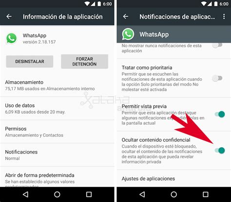 Cómo configurar las notificaciones de WhatsApp en Android