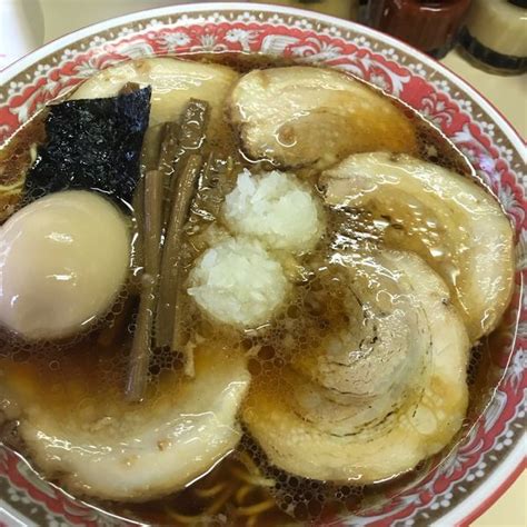 『バラチャーシュー大硬め玉ねぎ多め味玉』タンタンのレビュー ラーメンデータベース