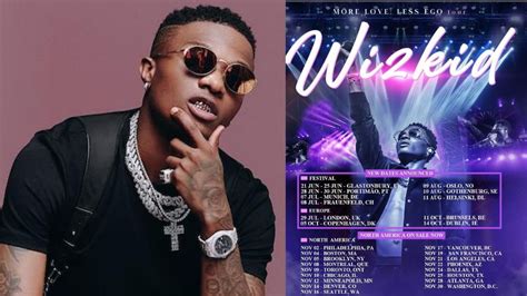 Wizkid announces dates for his More Love Less Ego tour | Intel Region