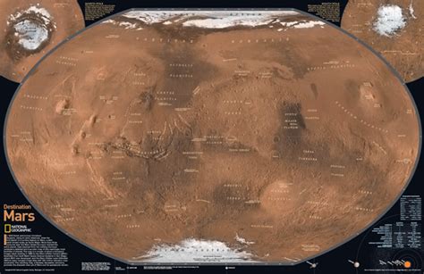 Mars Map With Scale