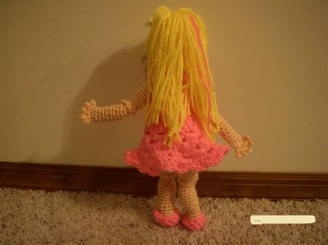 Doll Blonde Hair Moveable Legs Arms Nana S Crochet Shoppe