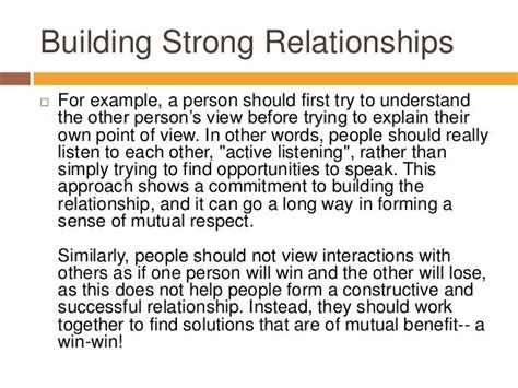 Tips For Building Strong Relationships