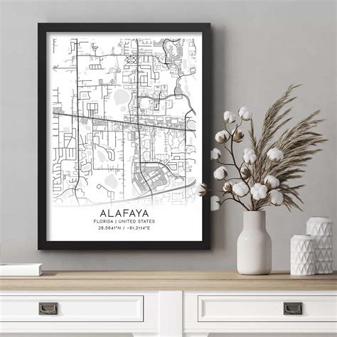 Custom Florida United States Map Poster - Mapmory