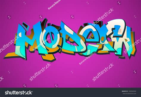 Graffiti Urban Art Vector Design Stock Vector Royalty Free 109394504