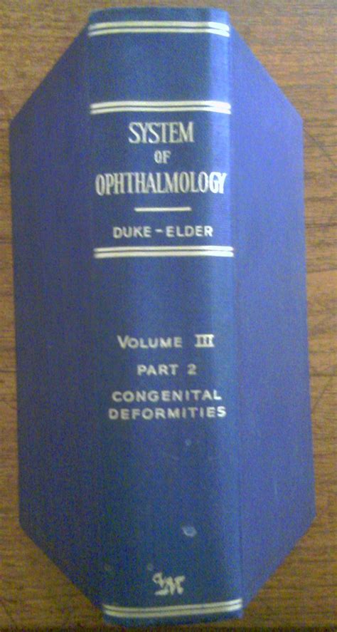 system  ophthalmology vol iii part  congenital deformities iii