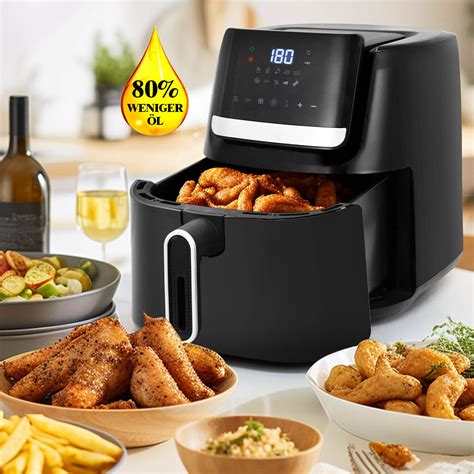 Xxl Hei Luftfritteuse L Fritteusen Friteuse Hei Luft Air Fryer W