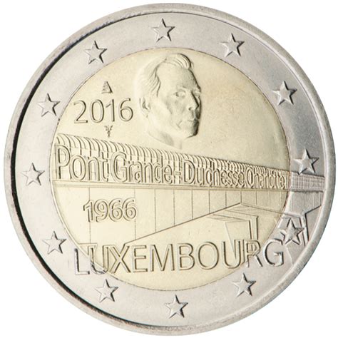 Moneda De 2 Euros De Luxemburgo De 2016 Monedapedia