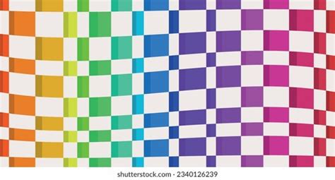 12938 Rainbow Checker Pattern Images Stock Photos 3d Objects