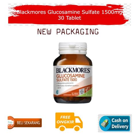 Jual Blackmores Glucosamine Sulfate Mg Bpom Kalbe Tablet