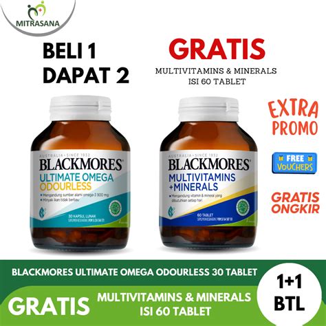 Jual Blackmores Ultimate Omega Odourless Gratis Blackmores