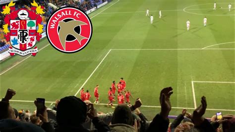 Tranmere Rovers Vs Walsall Vlog Men Walsall Hold On To Earn A