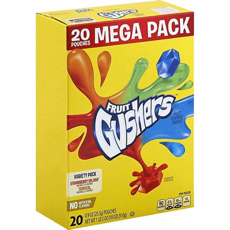 Betty Crocker® Gushers Variety Pack Of Strawberry Splash And Tropical