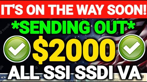 It S On The Way Sending Out Stimulus Check Very Soon For All Ssi