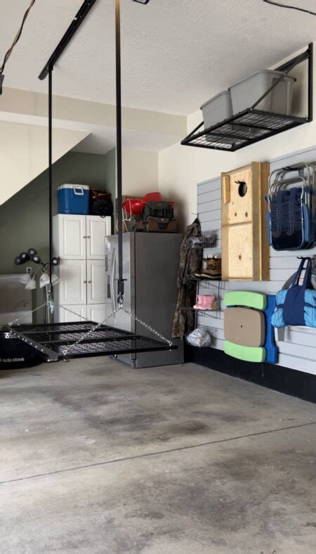 Why you need a garage ceiling storage lift - My Homier Home