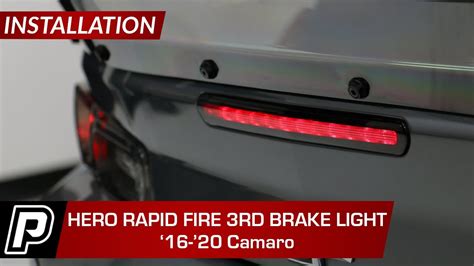 2016 2020 Camaro Hero Rapid Fire 3rd Brake Light Install Phastek