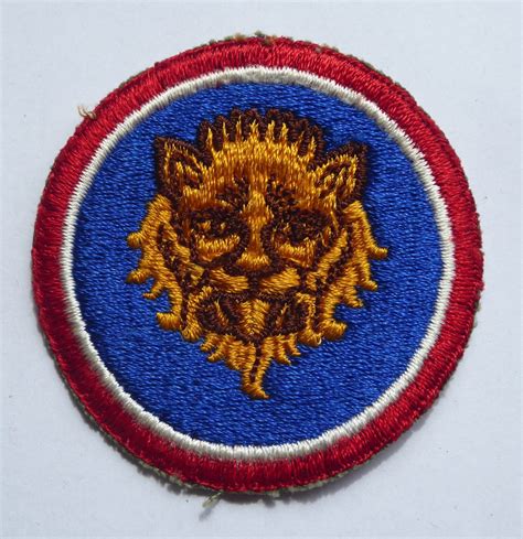 WW2 106th Infantry Division Patch Chasing Militaria