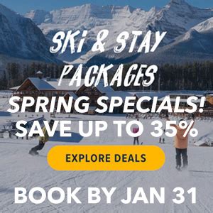 Banff Skiing • Packages, Lift Passes and Ski Specials in Banff!