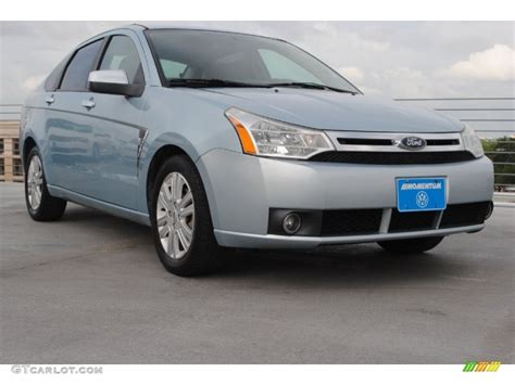 Light Ice Blue Metallic Ford Focus Sel Sedan Photo