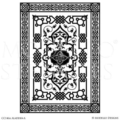 Carpet & Ceiling Panel Stencils – Modello® Designs