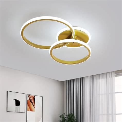 Plafonnier Led Rond W Lm Lampe De Plafond Moderne Blanc