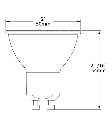 RAB 9W 3000K MR16 GU10 Dimmable LED 90 CRI 35 Degree Beam