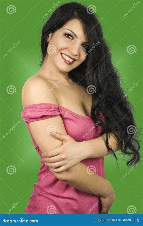 Happy Smiling Woman Stock Image Image Of Cosmetics 263506783