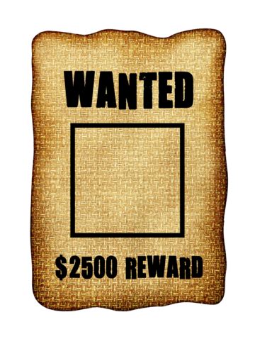 Wanted Poster PNG, Vector, PSD, and Clipart With Transparent Background ...