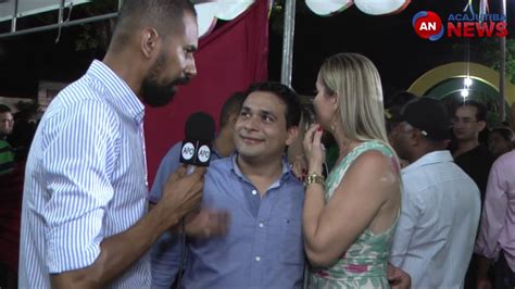 Entrevista Prefeito De Acajutiba Alex Freitas Durante A Festa Da