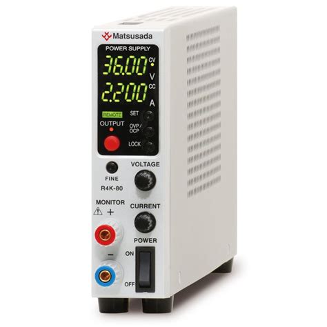 Dc Power Supplies R4k 80 Series Matsusada Precision