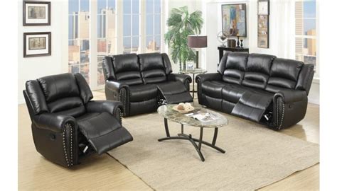 Dakota Black Seater Recliner Sofa Furniture And Choice Atelier Yuwa