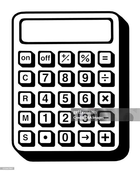 Blank Calculator High Res Vector Graphic Getty Images