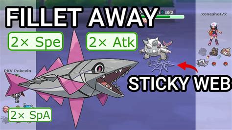 Fillet Away Veluza Sticky Web Is Unbeatable Pokemon Showdown Random