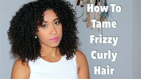 How To Reduce Frizz Curly Hair Tips For Frizzy Hair Youtube